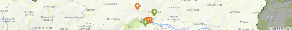 Map view for Pharmacies emergency services nearby Senftenberg (Krems (Land), Niederösterreich)